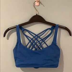 Royal Blue lululemon free to be wild sports bra
